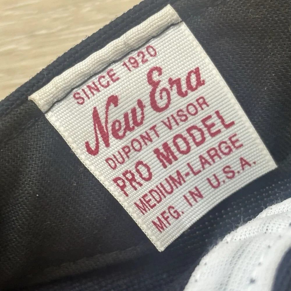 Vintage New Era USS New Jersey BB-62 Snapback Hat Cap Military Navy USA Made Med